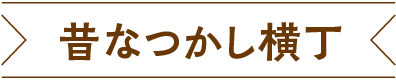 昔なつかし横丁